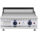 GRILL PODWÓJNY GŁADKI GAZOWY NA GAZ LPG / PROPAN-BUTAN 2 X 3000 W 30 MBAR