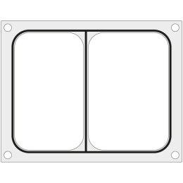 MATRYCA FORMA DO ZGRZEWARKI DUNI DF10 NA TACKĘ DWUDZIELNĄ 227X178 MM - HENDI 805800