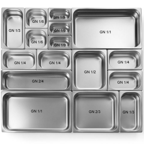 POJEMNIK GN 2/1 STAL NIERDZEWNA PROFI LINE WYS. 40 MM - HENDI 801147 POJEMNIK GN 2/1 STAL NIERDZEWNA PROFI LINE WYS. 40 MM - HENDI 801147