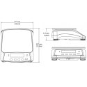 WAGA STOŁOWA PRZEMYSŁOWA KOMPAKTOWA ELEKTRONICZNA RANGER 3000 6KG / 0.2G - OHAUS R31P6