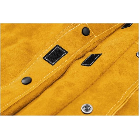 KURTKA BLUZA SPAWALNICZA OCHRONNA ZE SKÓRY BYDLĘCEJ ROZMIAR XL KURTKA BLUZA SPAWALNICZA OCHRONNA ZE SKÓRY BYDLĘCEJ ROZMIAR XL