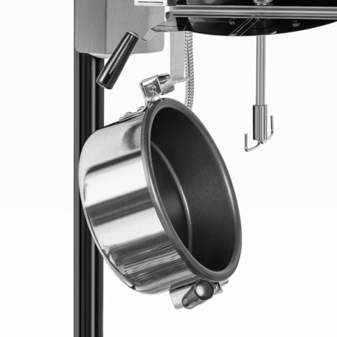 MASZYNA AUTOMAT URZĄDZENIE DO PRAŻENIA POPCORNU RETRO TEFLON 1600 W 5-6 KG/H - CZARNO-ZŁOTA MASZYNA AUTOMAT URZĄDZENIE DO PRAŻENIA POPCORNU RETRO TEFLON 1600 W 5-6 KG/H - CZARNO-ZŁOTA