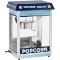 MASZYNA AUTOMAT URZĄDZENIE DO PRAŻENIA POPCORNU RETRO TEFLON 1600 W 5-6 KG/H - NIEBIESKA