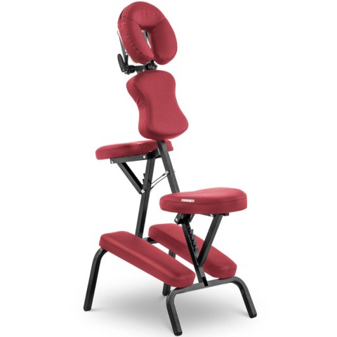 KRZESŁO DO MASAŻU TATUAŻU PRZENOŚNE SKŁADANE MONTPELLIER RED DO 130 KG CZERWONE KRZESŁO DO MASAŻU TATUAŻU PRZENOŚNE SKŁADANE MONTPELLIER RED DO 130 KG CZERWONE