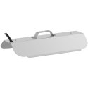 LAMPA DO WZROSTU UPRAWY ROŚLIN PEŁNE SPEKTRUM 25 X 17 CM 136 LED 100 W SREBRNA