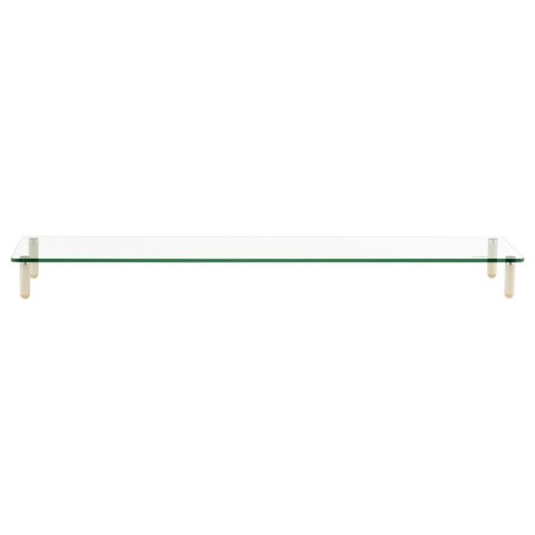 PODSTAWKA PÓŁKA POD MONITOR EKRAN 13-32'' SZKLANA MAKS. 20 KG 100X26X8.3 CM PODSTAWKA PÓŁKA POD MONITOR EKRAN 13-32'' SZKLANA MAKS. 20 KG 100X26X8.3 CM