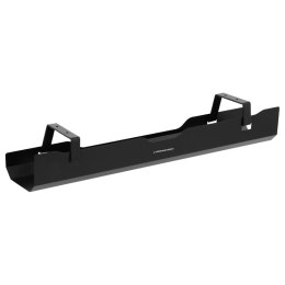 PÓŁKA MASKOWNICA ORGANIZER NA KABLE POD BIURKO 600X135X108 MM CZARNA