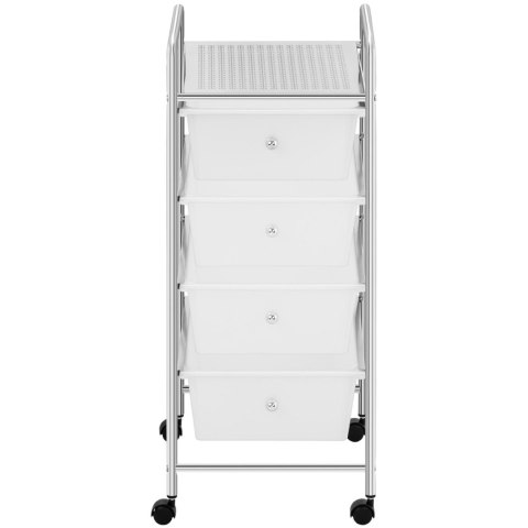 WÓZEK ORGANIZER KOSMETYCZNY ŁAZIENKOWY Z 4 SZUFLADAMI DO 28 KG 37 X 32.5 X 76 CM WÓZEK ORGANIZER KOSMETYCZNY ŁAZIENKOWY Z 4 SZUFLADAMI DO 28 KG 37 X 32.5 X 76 CM