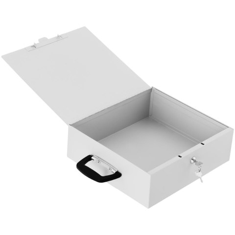 SEJF KASETKA METALOWA NA DOKUMENTY ZAMYKANA NA KLUCZ 350 X 320 X 110 MM DIN A4 SEJF KASETKA METALOWA NA DOKUMENTY ZAMYKANA NA KLUCZ 350 X 320 X 110 MM DIN A4