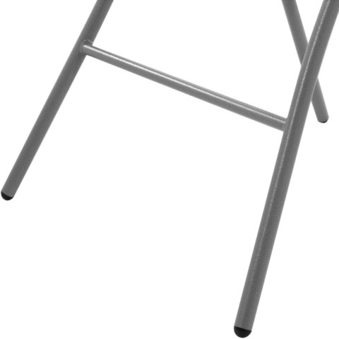 STÓŁ STOLIK OKRĄGŁY CATERINGOWY BAROWY SKŁADANY BIAŁY DO 100 KG ŚR. 80 CM X 110 CM STÓŁ STOLIK OKRĄGŁY CATERINGOWY BAROWY SKŁADANY BIAŁY DO 100 KG ŚR. 80 CM X 110 CM