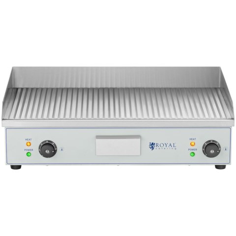 GRILL ELEKTRYCZNY PŁYTA GRILLOWA RYFLOWANA PODWÓJNA 400 X 730 MM 2 X 2000 W GRILL ELEKTRYCZNY PŁYTA GRILLOWA RYFLOWANA PODWÓJNA 400 X 730 MM 2 X 2000 W