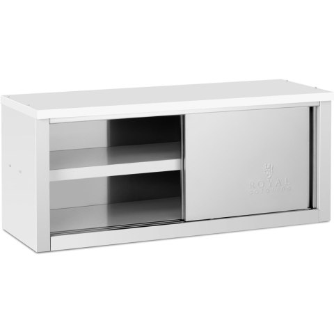 SZAFA ŚCIENNA GASTRONOMICZNA Z DRZWIAMI PRZESUWANYMI STAL 150 KG 120 X 40 X 50 CM SZAFA ŚCIENNA GASTRONOMICZNA Z DRZWIAMI PRZESUWANYMI STAL 150 KG 120 X 40 X 50 CM