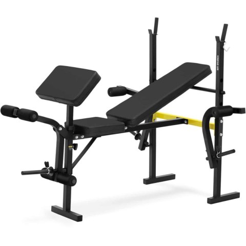 ŁAWKA ŁAWECZKA TRENINGOWA POD SZTANGĘ Z MODLITEWNIKIEM REGULOWANA DO 100 KG ŁAWKA ŁAWECZKA TRENINGOWA POD SZTANGĘ Z MODLITEWNIKIEM REGULOWANA DO 100 KG