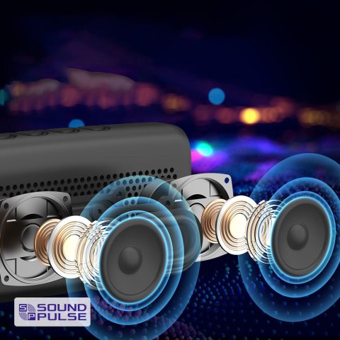 TRIP GŁOŚNIK BEZPRZEWODOWY BLUETOOTH 5.3 WODOODPORNY IPX7 10W POMARAŃCZOWY TRIP GŁOŚNIK BEZPRZEWODOWY BLUETOOTH 5.3 WODOODPORNY IPX7 10W POMARAŃCZOWY