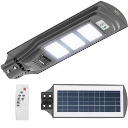 LAMPA SOLARNA MIEJSKA ULICZNA Z CZUJNIKIEM RUCHU I ZMIERZCHU 60 X LED 300 W PILOT