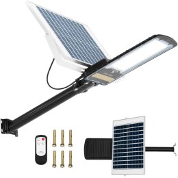 LAMPA SOLARNA ZEWNĘTRZNA MIEJSKA ULICZNA Z CZUJNIKIEM ZMIERZCHU 96 X LED 100 W PILOT