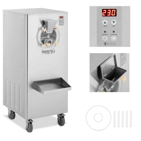 MASZYNA AUTOMAT DO LODÓW SORBETÓW NA KÓŁKACH 1 SMAK 15-22.5 L/H 1500 W