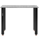 STÓŁ SPAWALNICZY MONTAŻOWY PERFOROWANY BLAT 6 MM 120 X 80 CM DO 100 KG
