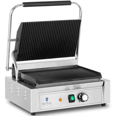 GRILL KONTAKTOWY ELEKTRYCZNY RYFLOWANY 33 X 22 CM 2200 W GRILL KONTAKTOWY ELEKTRYCZNY RYFLOWANY 33 X 22 CM 2200 W