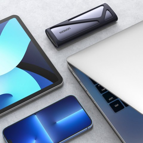 KIESZEŃ OBUDOWA NA DYSK SSD M.2 USB 3.2 GEN 2 SUPERSPEED USB 10GBPS SZARY KIESZEŃ OBUDOWA NA DYSK SSD M.2 USB 3.2 GEN 2 SUPERSPEED USB 10GBPS SZARY