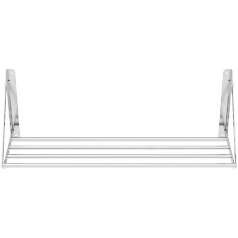PÓŁKA ŚCIENNA SKŁADANA ZE STALI NIERDZEWNEJ DO 40 KG 100 X 30 CM PÓŁKA ŚCIENNA SKŁADANA ZE STALI NIERDZEWNEJ DO 40 KG 100 X 30 CM