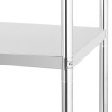 REGAŁ METALOWY MAGAZYNOWY GASTRONOMICZNY DO 200 KG 80 X 40 X 180 CM