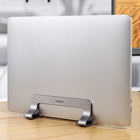 STOJAK UCHWYT PODSTAWKA NA LAPTOP TABLET ALUMINIOWY PIONOWY SREBRNY STOJAK UCHWYT PODSTAWKA NA LAPTOP TABLET ALUMINIOWY PIONOWY SREBRNY