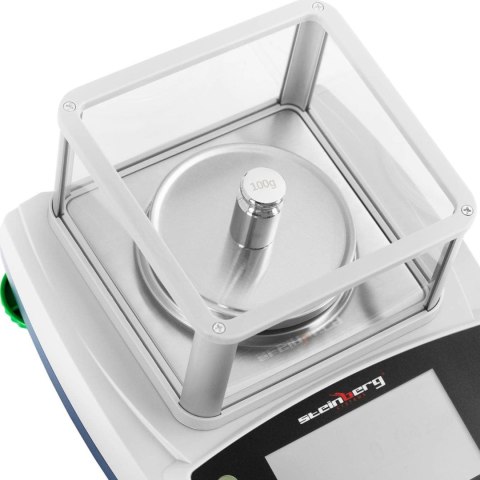 WAGA LABORATORYJNA ANALITYCZNA ZE SZKLANĄ OSŁONĄ PANELEM DOTYKOWYM LCD 200 G / 0.001 G WAGA LABORATORYJNA ANALITYCZNA ZE SZKLANĄ OSŁONĄ PANELEM DOTYKOWYM LCD 200 G / 0.001 G