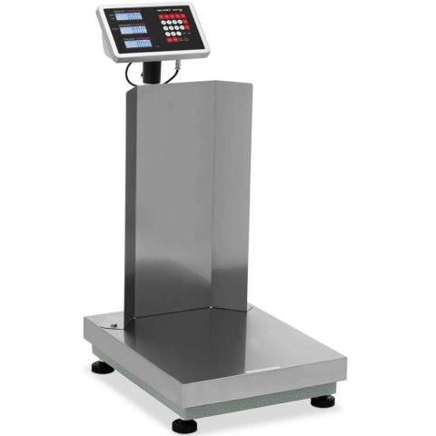 WAGA PLATFORMOWA MAGAZYNOWA Z OPARCIEM 40 X 50 CM LCD 150 KG / 0.01 KG WAGA PLATFORMOWA MAGAZYNOWA Z OPARCIEM 40 X 50 CM LCD 150 KG / 0.01 KG