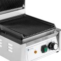 GRILL KONTAKTOWY ELEKTRYCZNY RYFLOWANY 23 X 22 CM 1800 W