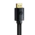 KABEL HDMI 2.1 8K 60 HZ EARC QMS DYNAMIC HDR VRR ALLM 3M CZARNY