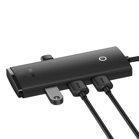 LITE SERIES HUB 4-PORTOWY USB-A DO 4XUSB-A 3.0 2M CZARNY LITE SERIES HUB 4-PORTOWY USB-A DO 4XUSB-A 3.0 2M CZARNY