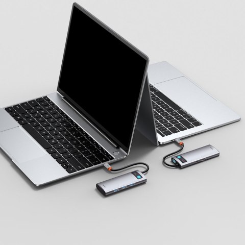 MULTIFUNKCJONALNY HUB USB 5W1 USB-C PD 100W HDMI SZARY MULTIFUNKCJONALNY HUB USB 5W1 USB-C PD 100W HDMI SZARY