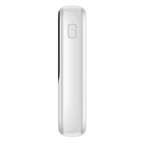 QPOW POWERBANK 10000MAH WBUDOWANY KABEL USB TYPU C 22.5W QUICK CHARGE BIAŁY QPOW POWERBANK 10000MAH WBUDOWANY KABEL USB TYPU C 22.5W QUICK CHARGE BIAŁY