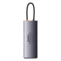 STARJOY HUB 6W1 USB-C 3XUSB HDMI RJ45 PD SZARY