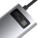 4W1 WIELOFUNKCYJNY HUB METAL GLEAM USB-C DO USB-C POWER DELIVERY HDMI USB 3.2 USB 2.0