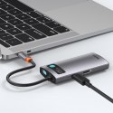 4W1 WIELOFUNKCYJNY HUB METAL GLEAM USB-C DO USB-C POWER DELIVERY HDMI USB 3.2 USB 2.0