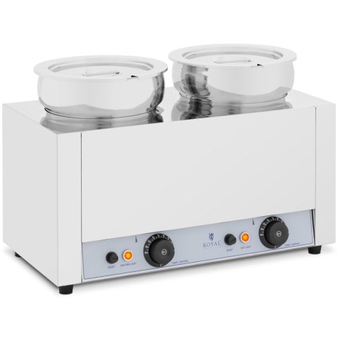 BEMAR ELEKTRYCZNY PODGRZEWACZ STACJA DO ZUPY FONDUE CZEKOLADY 1000 W 2 X 7 L BEMAR ELEKTRYCZNY PODGRZEWACZ STACJA DO ZUPY FONDUE CZEKOLADY 1000 W 2 X 7 L