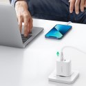 ŁADOWARKA SIECIOWA DO TELEFONU 2X USB-C 40W POWER DELIVERY BIAŁY