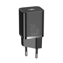 SUPER SI 1C SZYBKA ŁADOWARKA USB-C 30W POWER DELIVERY QUICK CHARGE CZARNY