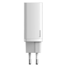 SZYBKA ŁADOWARKA SIECIOWA GAN2 PRO USB USB-C QC PD 65W BIAŁY