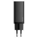 SZYBKA ŁADOWARKA SIECIOWA GAN2 PRO USB USB-C QC PD 65W CZARNY