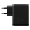 SZYBKA UNIWERSALNA ŁADOWARKA SIECIOWA GAN5 PRO USB-C / USB 100W - CZARNY