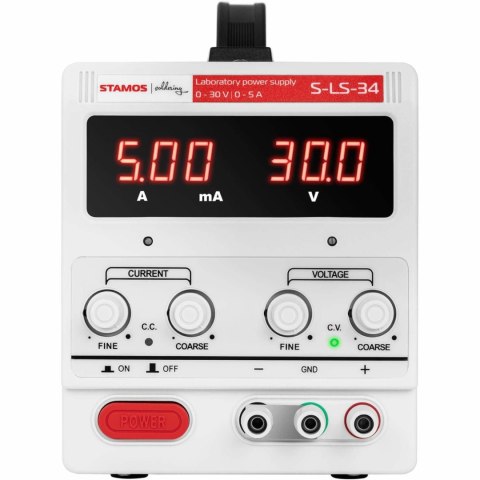 ZASILACZ LABORATORYJNY SERWISOWY 0-30 V 0-5 A DC 205 W ZASILACZ LABORATORYJNY SERWISOWY 0-30 V 0-5 A DC 205 W