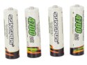 4szt. Bateria akumulatorki aa r6 4700mah paluszki