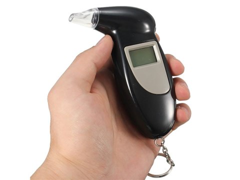 Alkomat z wymiennymi ustnikami 5 końcówek lcd Alkomat z wymiennymi ustnikami 5 końcówek lcd