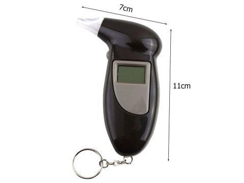 Alkomat z wymiennymi ustnikami 5 końcówek lcd Alkomat z wymiennymi ustnikami 5 końcówek lcd