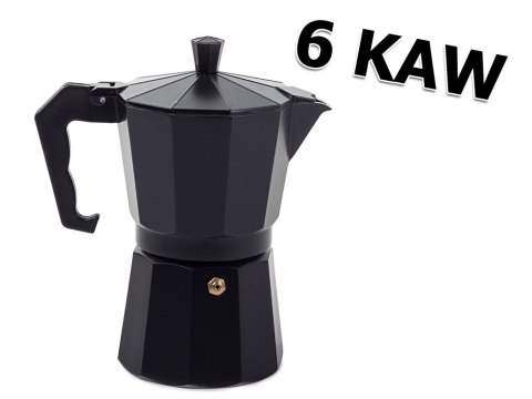 Kawiarka zaparzacz do kawy 6 kaw 300ml aluminiowa Kawiarka zaparzacz do kawy 6 kaw 300ml aluminiowa