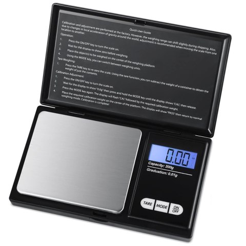 Waga kieszonkowa jubilerska 200g/0,01g precyzyjna Waga kieszonkowa jubilerska 200g/0,01g precyzyjna