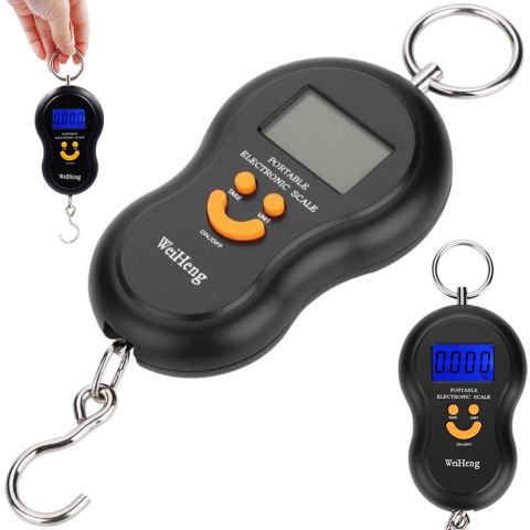 Waga wędkarska hakowa bagażowa podróżna lcd 50kg Waga wędkarska hakowa bagażowa podróżna lcd 50kg